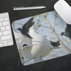 Mousepad - Small - Purple Martins and Gourds