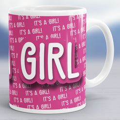 Gender Reveal 11oz Mug - It's A Girl!