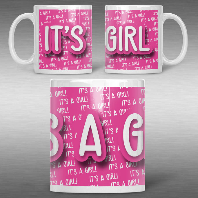 Gender Reveal 11oz Mug - It's A Girl!